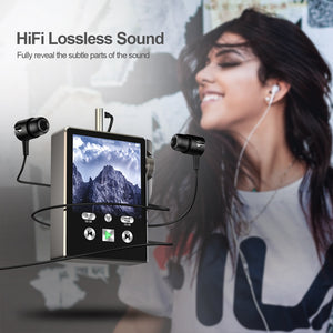 Touch Screen Bluetooth HiFi MP3 Walkman With Earphones