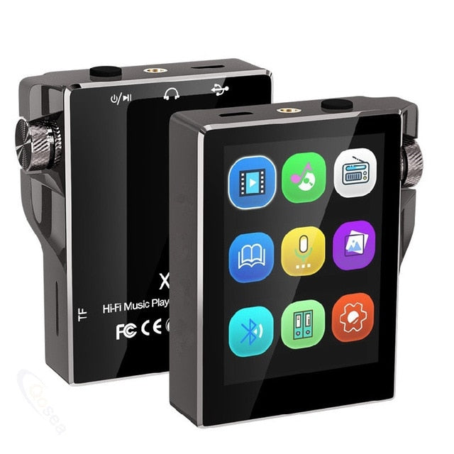 Touch Screen Bluetooth HiFi MP3 Walkman With Earphones