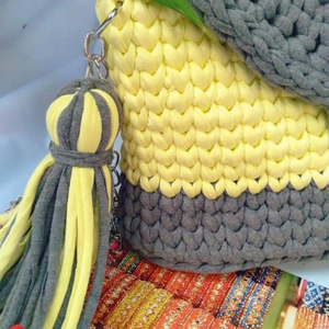 D & D Casual Handmade Crochets Women's Shoulder Bag