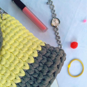 D & D Casual Handmade Crochets Women's Shoulder Bag