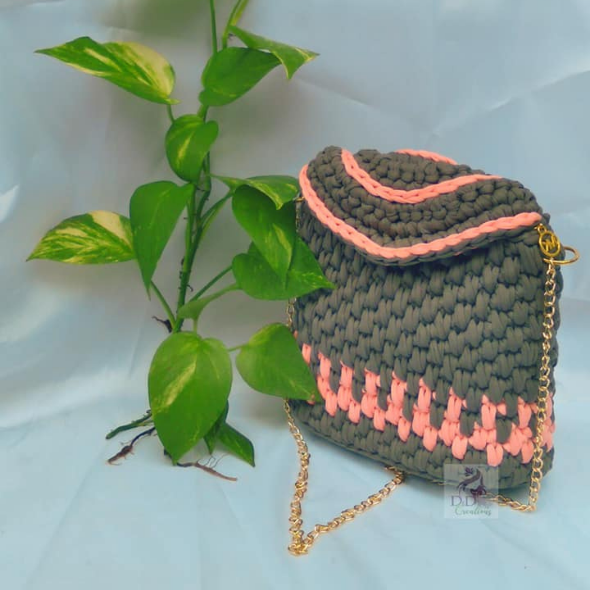 D & D Casual Handmade Crochets Women's Shoulder Bag