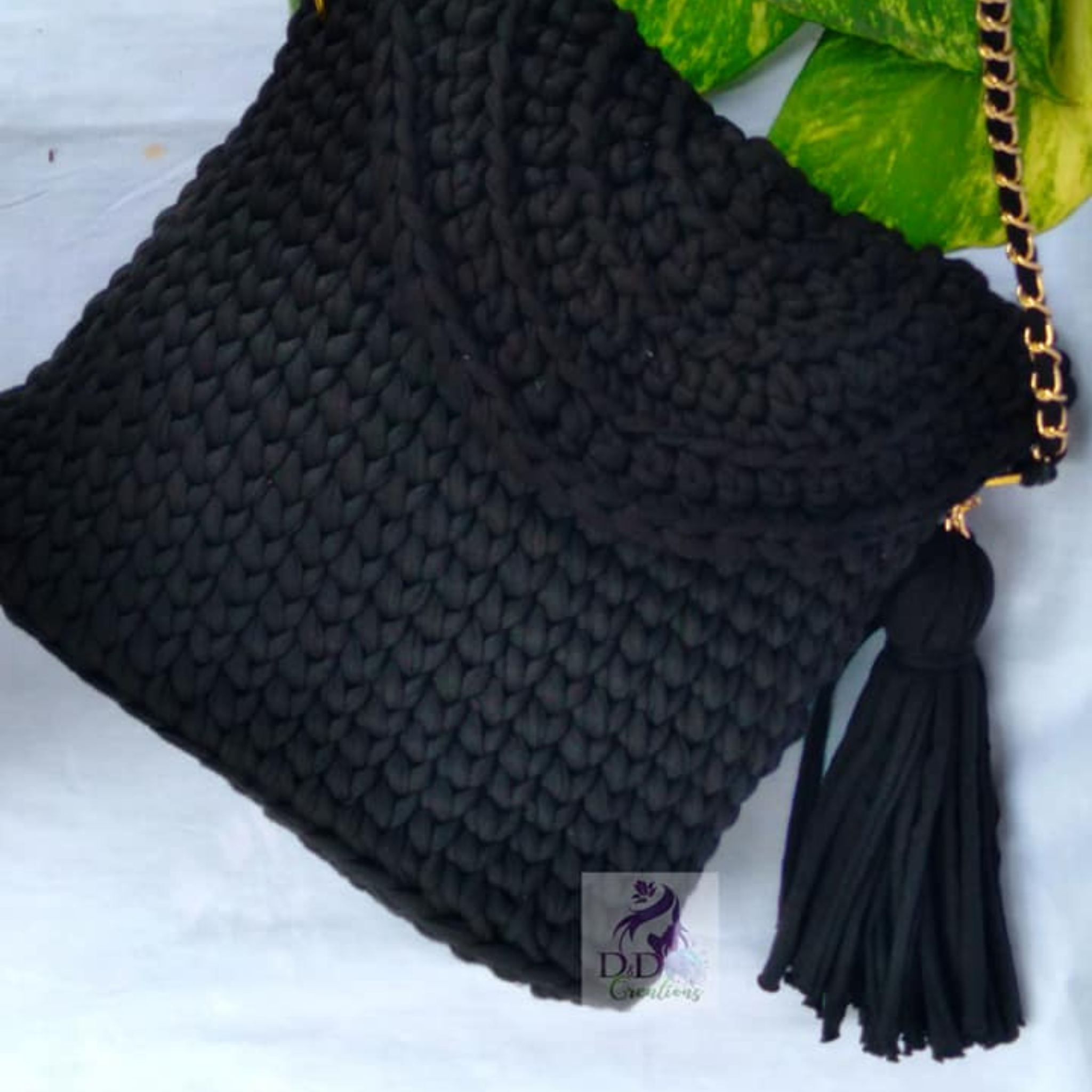 D & D Casual Handmade Crochets Women's Shoulder Bag