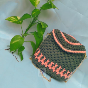 D & D Casual Handmade Crochets Women's Shoulder Bag