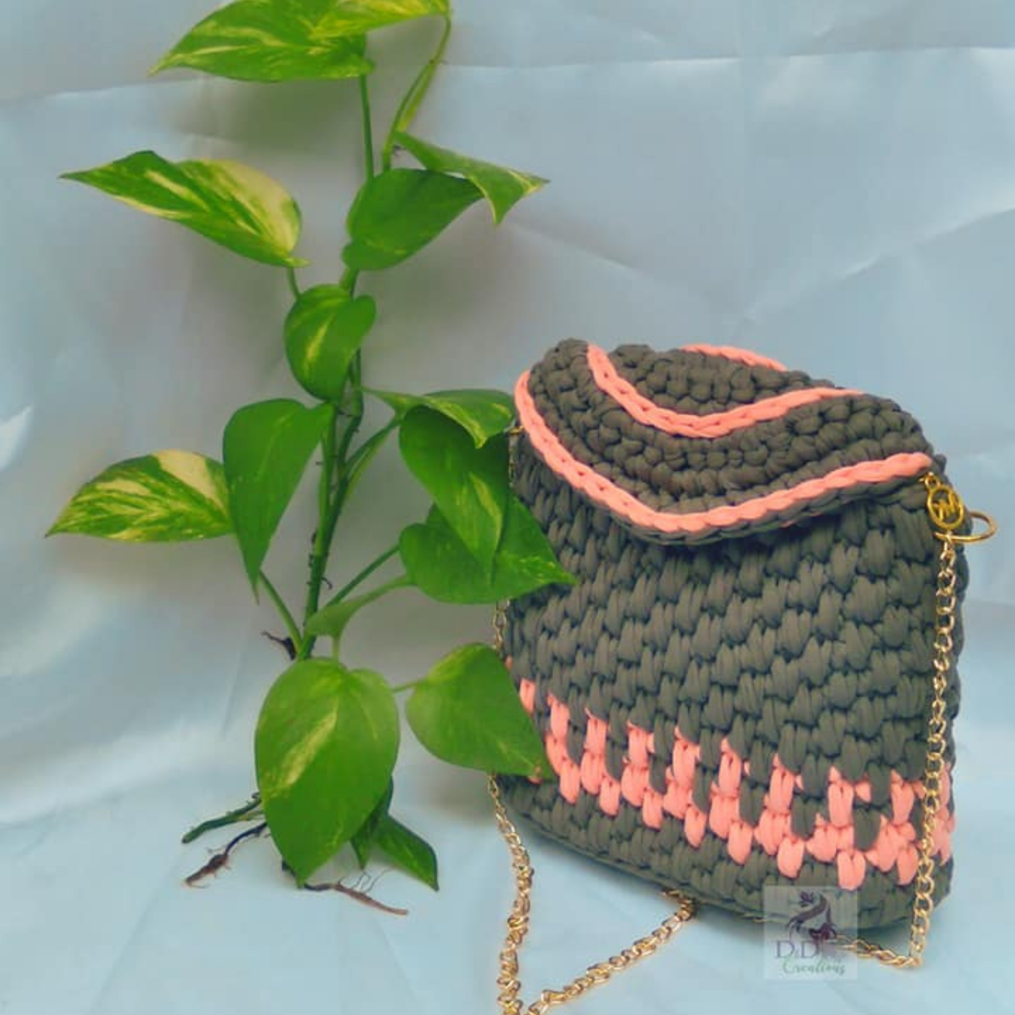 D & D Casual Handmade Crochets Women's Shoulder Bag