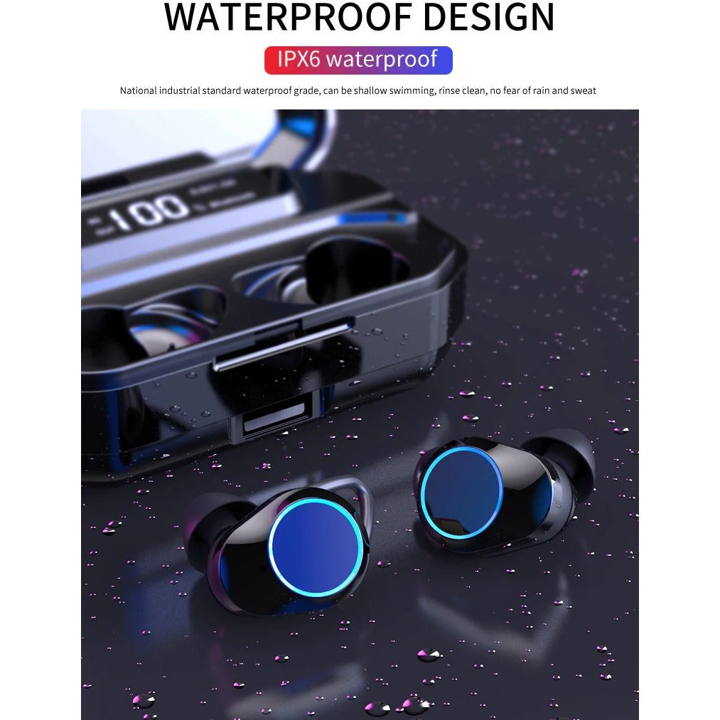 Waterproof Touch Control Earbuds Bluetooth Version 5.0