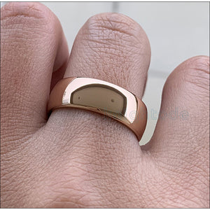 Classic Golden Tungsten Carbide Ring