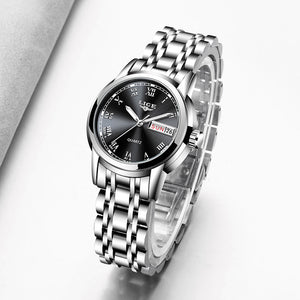 New LIGE Women Waterproof Wristwatch