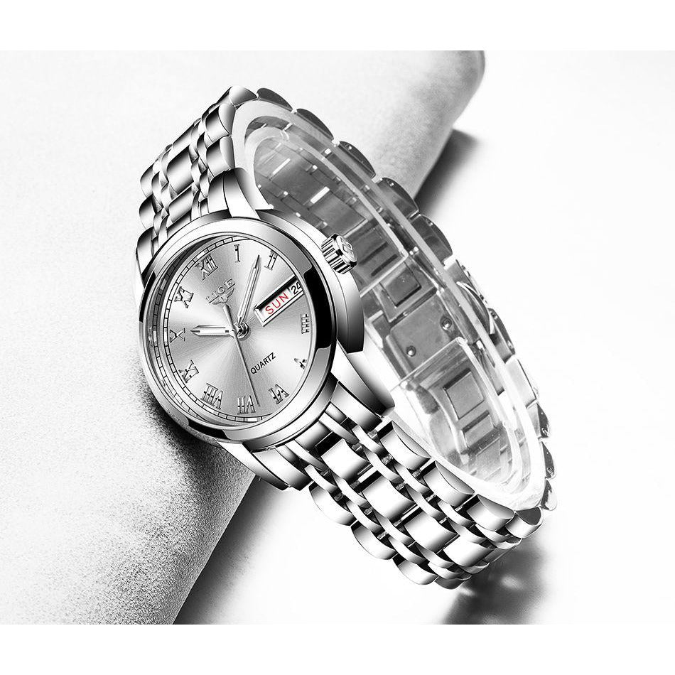 New LIGE Women Waterproof Wristwatch