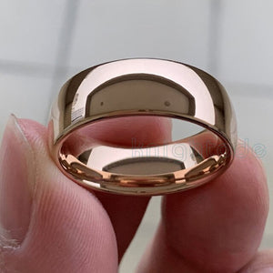 Classic Golden Tungsten Carbide Ring