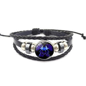 Zodiac Woven Luminous Stainless Steel Bracelet