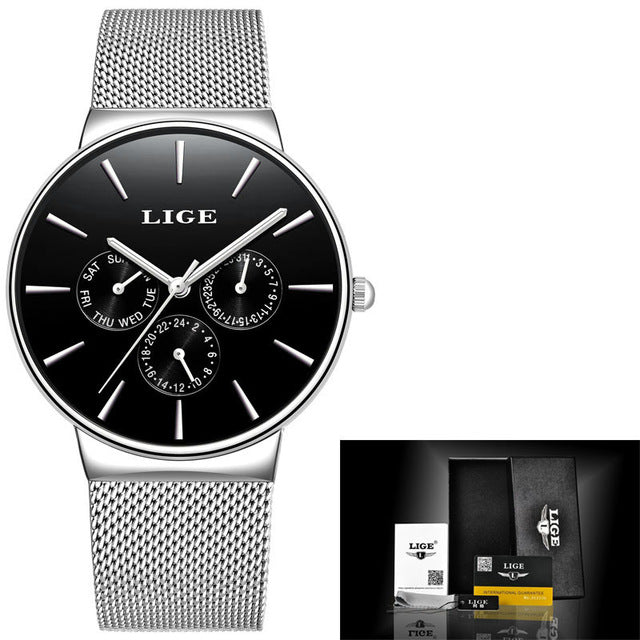 LIGE 2020 Relogio Masculino Fashion Women Watches