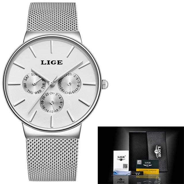 LIGE 2020 Relogio Masculino Fashion Women Watches