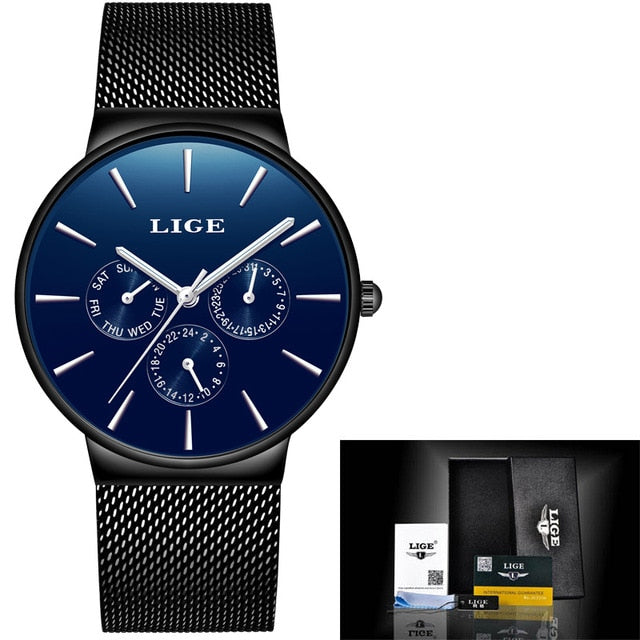 LIGE 2020 Relogio Masculino Fashion Women Watches