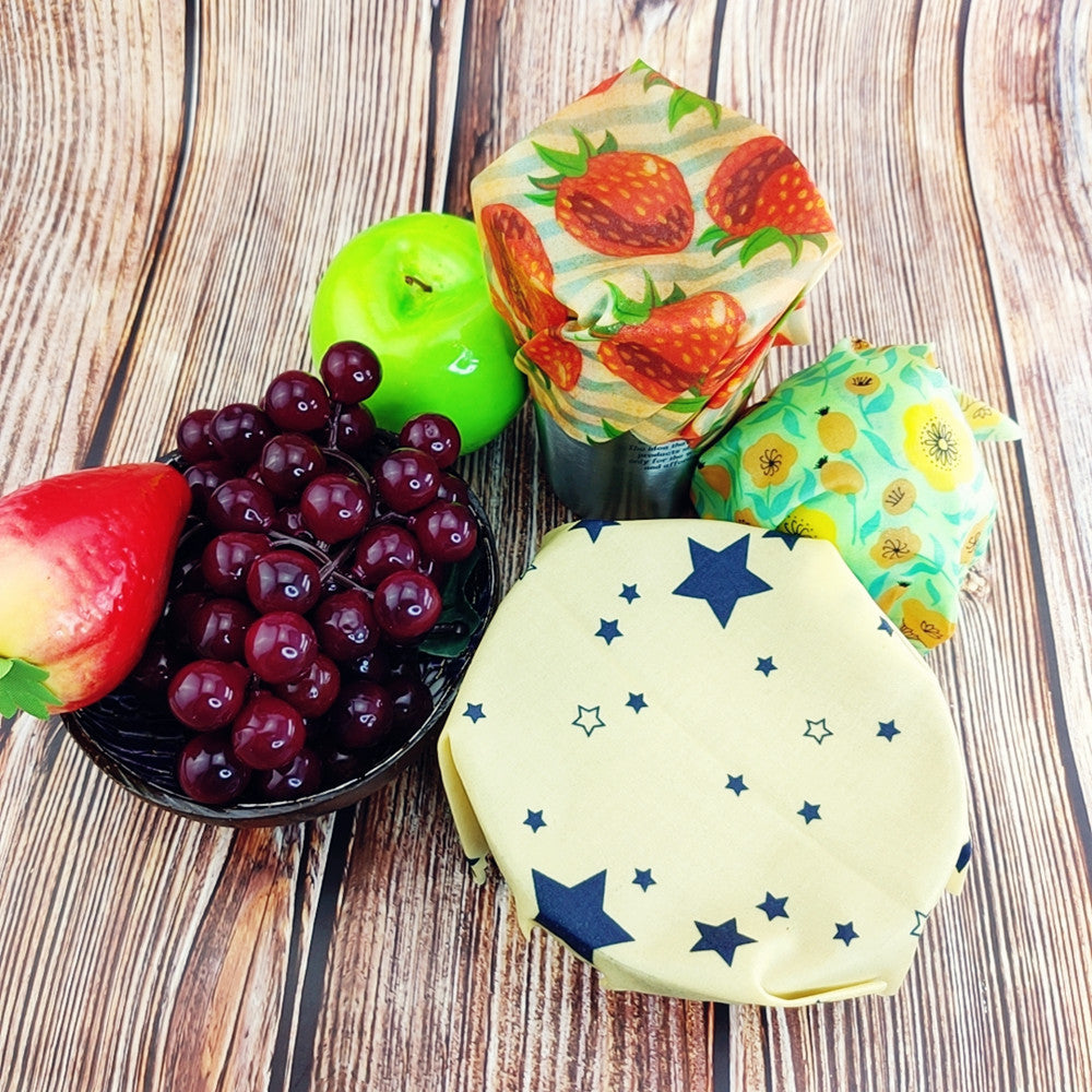 Eco Friendly Reusable Beeswax Food Wraps