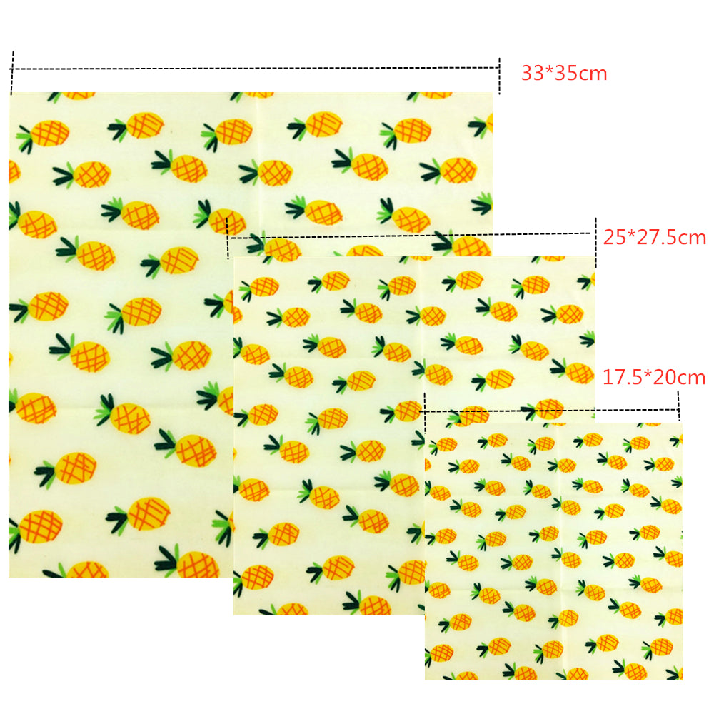 Eco Friendly Reusable Beeswax Food Wraps