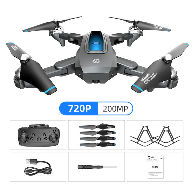 HS240 RC Foldable Drone 4K HD/720P Camera