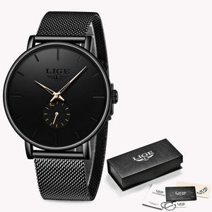 LIGE 2020 Luminescence Hands Fashion Men's Watches