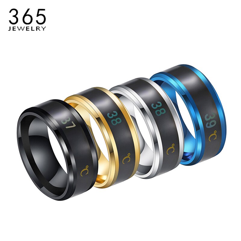 Intelligent Temperature Sensitive Rings Titanium