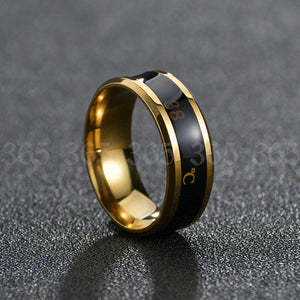 Intelligent Temperature Sensitive Rings Titanium