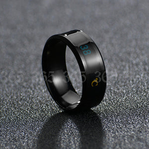 Intelligent Temperature Sensitive Rings Titanium