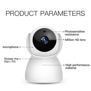 2Mp 1080P Full HD IR Night Vision Wi-Fi 360 Degrees  Rotation IP Camera